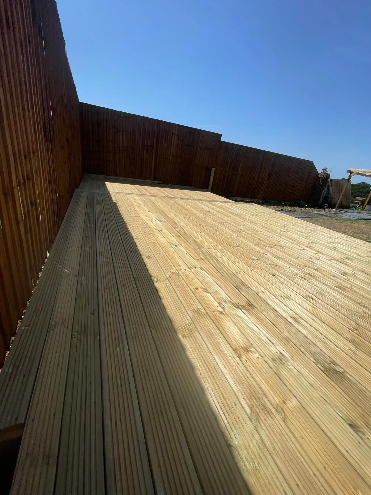 Timber garden feature
